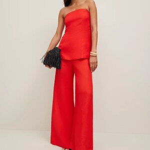 Ann Taylor The Statement Palazzo Pant in Linen Blend